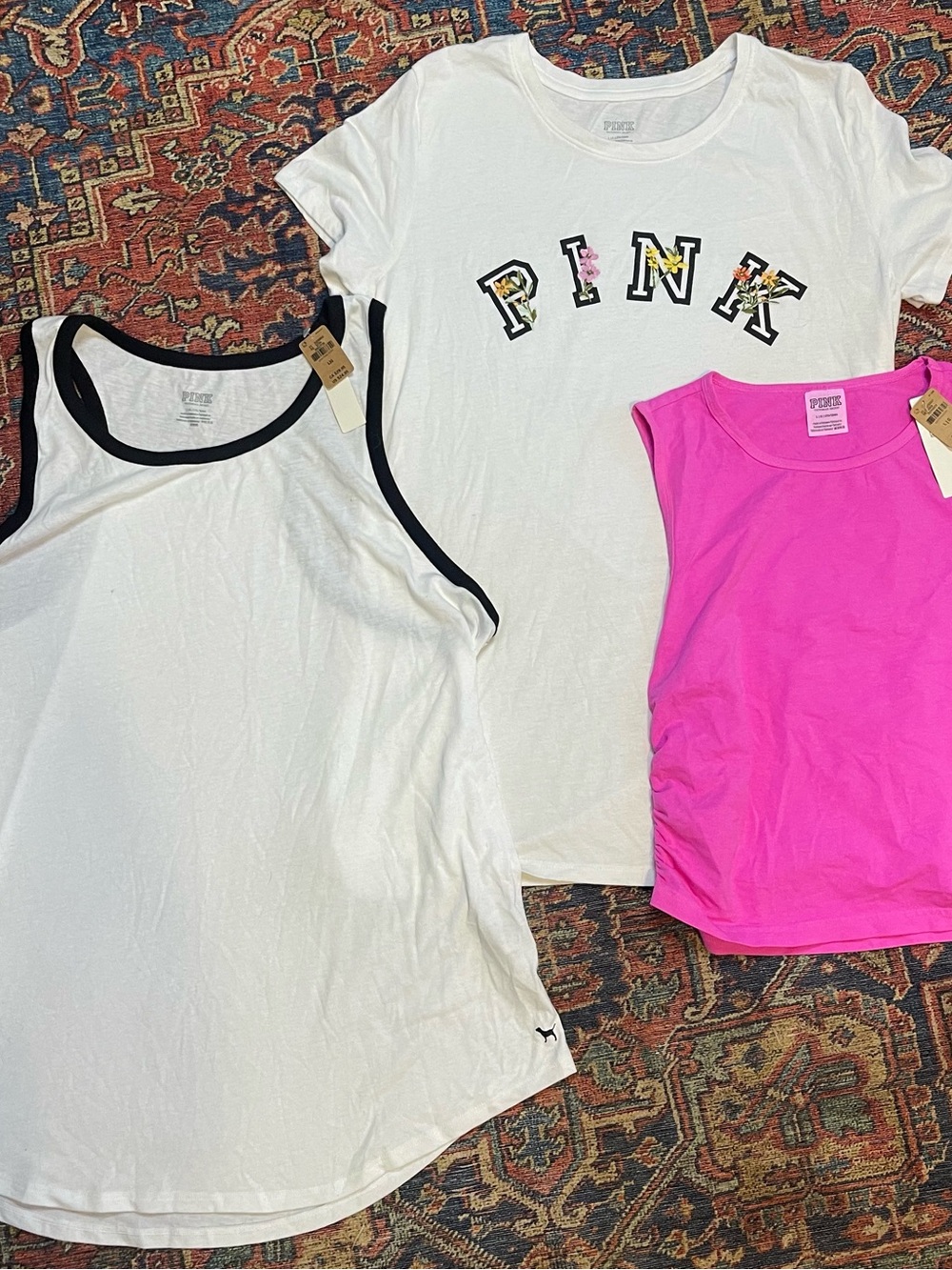 PINK Victoria's Secret Tank Top & T Shirt Lot